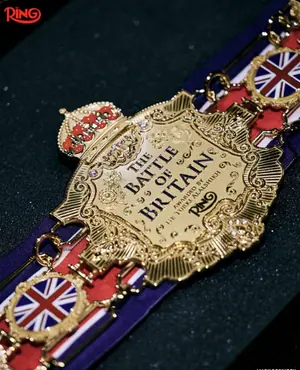 The Battle of Britain belt for the Fury vs Joshua winner